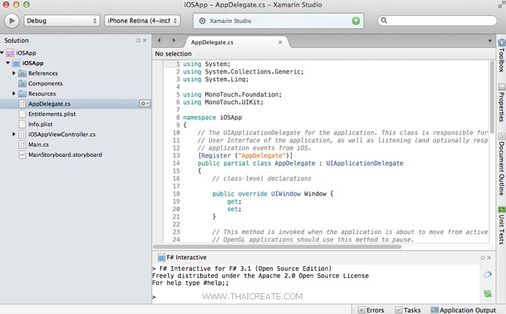 Xamarin.iOS Mac OS C#