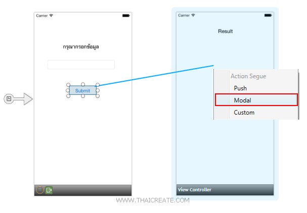 Xamarin.iOS Visual Studio Segue