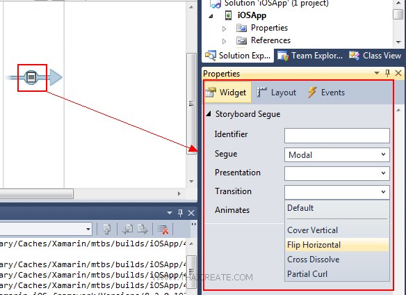 Xamarin.iOS Visual Studio Segue Xamarin.iOS Visual Studio Segue