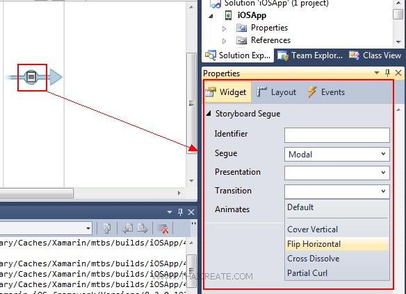 Xamarin.iOS Visual Studio Segue