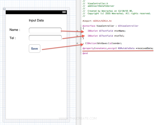 iOS/iPhone Add Insert Data to Web Server (URL,Website)