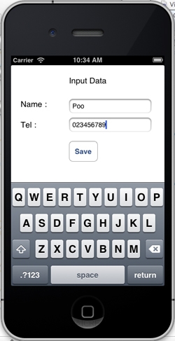 iOS/iPhone Add Insert Data to Web Server (URL,Website)