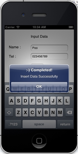 iOS/iPhone Add Insert Data to Web Server (URL,Website)