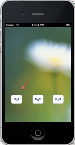 iOS/iPhone Background Colors and Background Image Example 