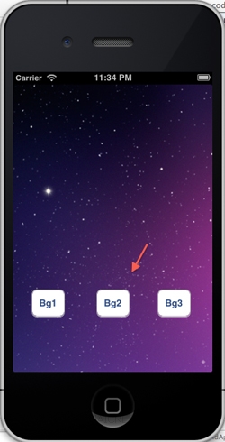 iOS/iPhone Background Colors and Background Image Example 