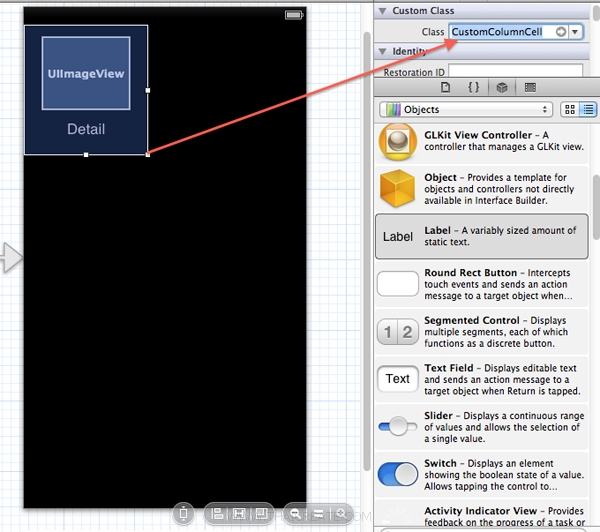 iOS/iPhone Collection View (UICollectionViewController) Multiple Column Item