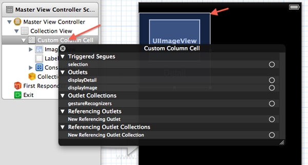 iOS/iPhone Collection View (UICollectionViewController) Multiple Column Item