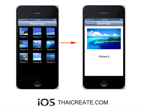iOS/iPhone Collection View and Master Detail iOS/iPhone Collection View and Master Detail