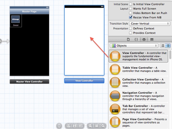 iOS/iPhone Collection View and Master Detail