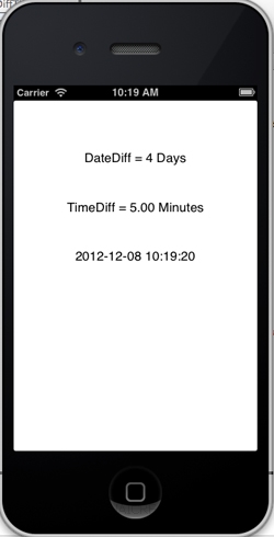 iOS/iPhone DateDiff / TimeDiff / Convert Date (NSString to NSDate, NSDate to NSString)