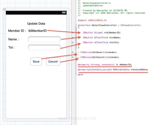 iOS/iPhone Edit Update Data on Web Server (URL,Website)
