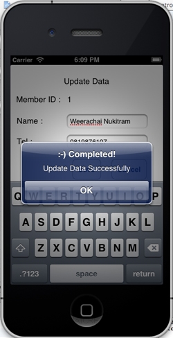 iOS/iPhone Edit Update Data on Web Server (URL,Website)