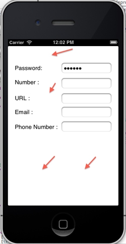 iOS/iPhone Hide Input Keyboard and Validate Text Field 