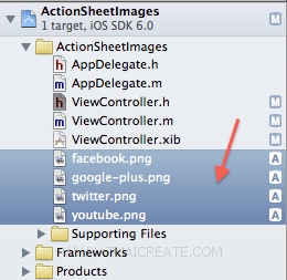 iOS/iPhone Adding image Action Sheet (UIActionSheet) and Alert View (UIAlertView)