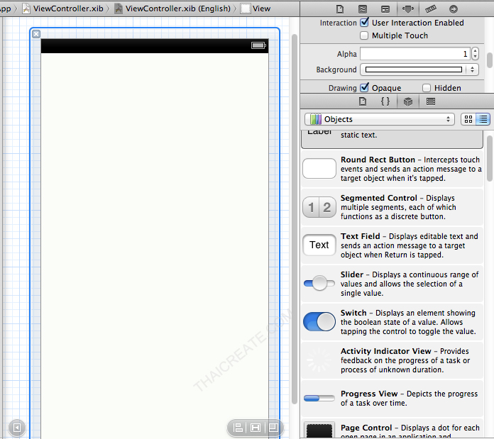 การสร้าง Message Box หรือ Alert ด้วย UIAlertView บน iOS (iPhone,iPad)
