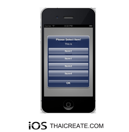 iOS/iPhone Dialog Popup and Optional Item - UIAlertView (Objective-C ...