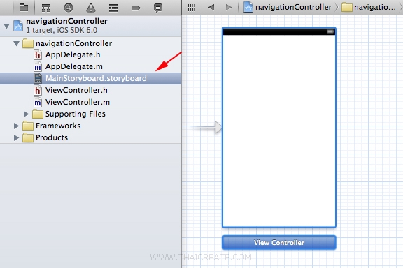 iOS/iPhone Navigation Controller and Storyboard