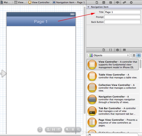 iOS/iPhone Navigation Controller and Storyboard
