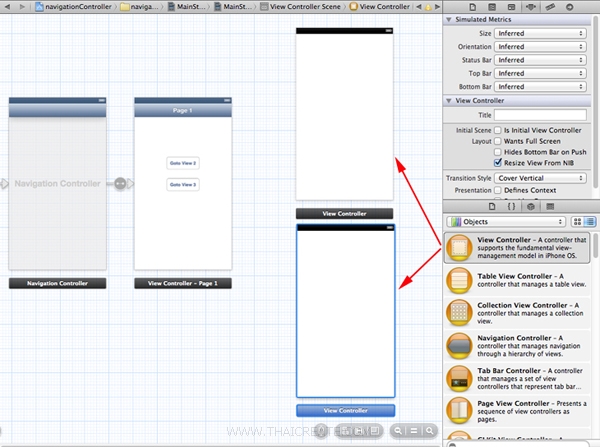 iOS/iPhone Navigation Controller and Storyboard