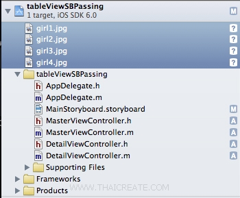 iOS/iPhone Storyboard and TableView Master-Detail