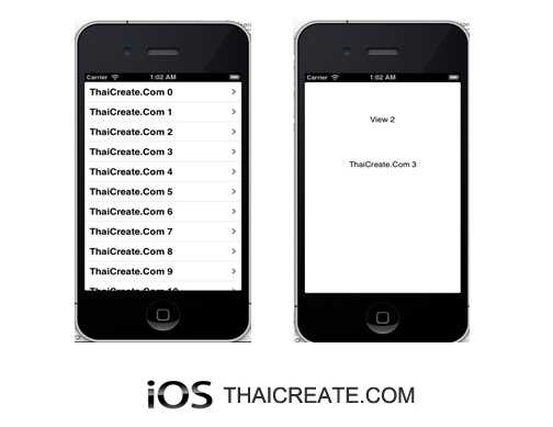 iOS/iPhone TableView  Passing Data to Another View