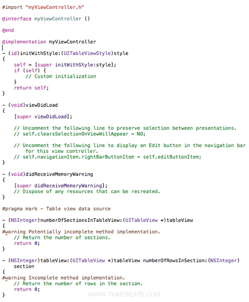 iOS/iPhone Table View and Storyboard