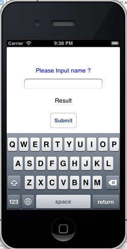 iOS/iPhone Label(UILabel) , Text Field(UITextField) , Round Rect Button(UIButton) iOS/iPhone Label(UILabel) , Text Field(UITextField) , Round Rect Button(UIButton)