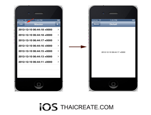 iOS/iPhone Master Detail Wizard Application (Add/Insert/Delete/Table View)