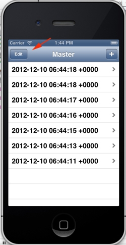 iOS/iPhone Master Detail Wizard Application (Add/Insert/Delete/Table View)