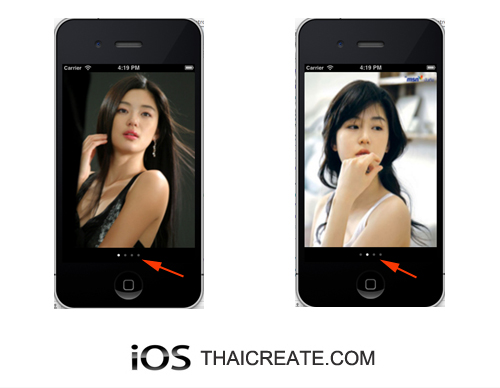 iOS/iPhone Page Control (UIPageControl) and Image View (UIImageView)