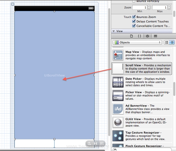 iOS/iPhone Page Control (UIPageControl) and ScrollView (UIScrollView ...