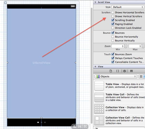 iOS/iPhone Page Control (UIPageControl) and ScrollView (UIScrollView ...