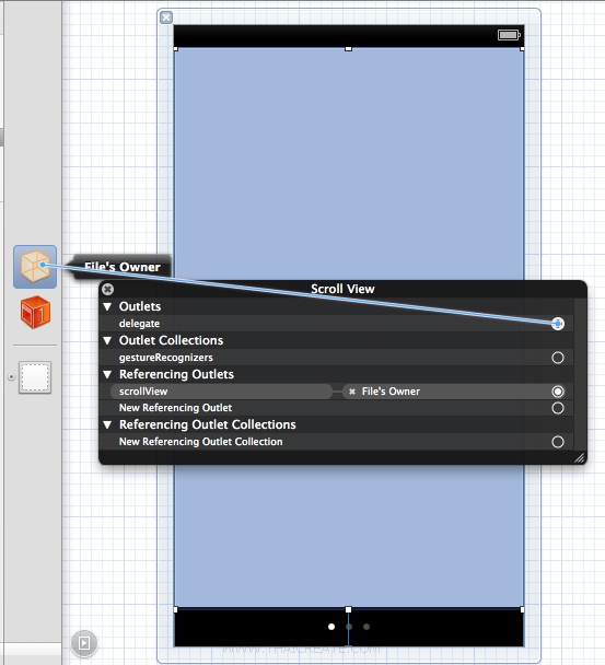 iOS/iPhone Page Control (UIPageControl) and ScrollView (UIScrollView ...