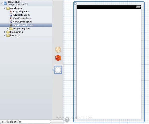 iOS/iPhone Pan Gesture Recognizer (UIPanGestureRecognizer) 
