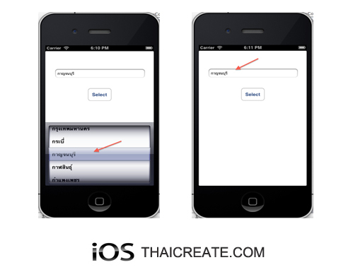 iOS/iPhone Picker View (UIPickerView) Example 