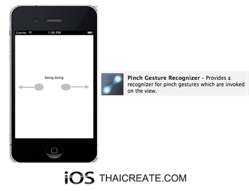 iOS/iPhone Pinch Gesture Recognizer  (UIPinchGestureRecognizer)  Pinching in and out (for zooming a view)