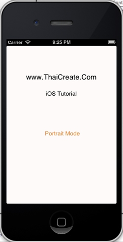 iOS/iPhone Portrait and Landscape Orientation iOS/iPhone Portrait and Landscape Orientation