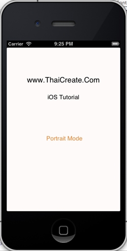 iOS/iPhone Portrait and Landscape Orientation