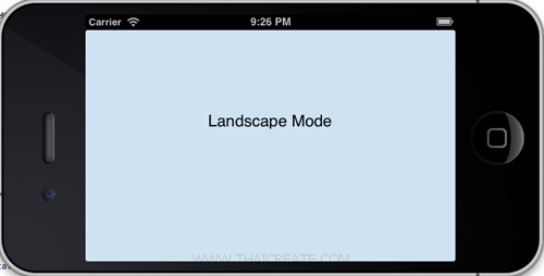 iOS/iPhone Portrait and Landscape Orientation