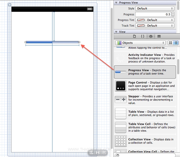 iOS/iPhone Progress View (UIProgressView) Example (iPhone,iPad)