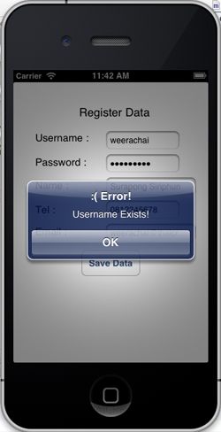 iOS/iPhone Register Form and Send Data to Web Server (PHP & MySQL) iOS/iPhone Register Form and Send Data to Web Server (PHP & MySQL)