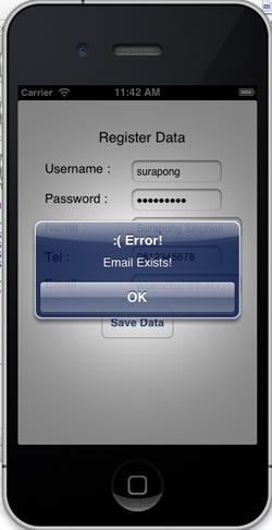 iOS/iPhone Register Form and Send Data to Web Server (PHP & MySQL) iOS/iPhone Register Form and Send Data to Web Server (PHP & MySQL)