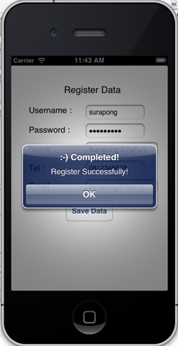iOS/iPhone Register Form and Send Data to Web Server (PHP & MySQL) iOS/iPhone Register Form and Send Data to Web Server (PHP & MySQL)