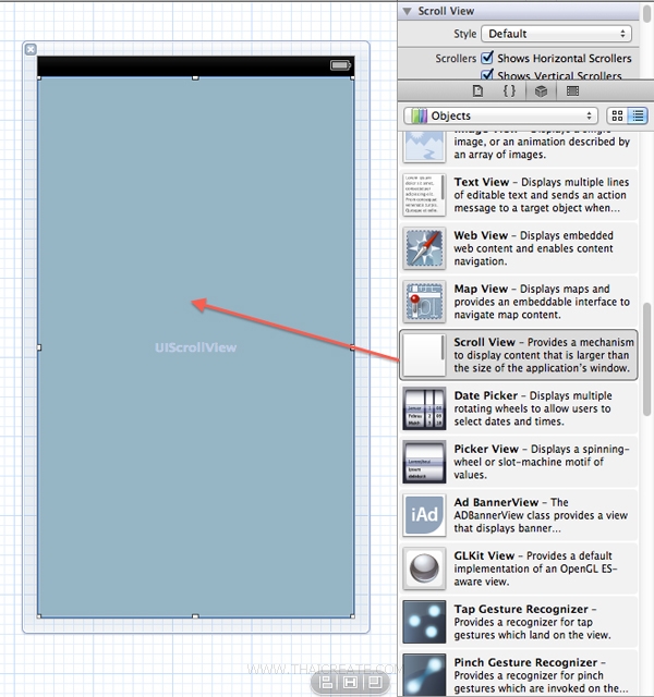 iOS/iPhone Scroll View (UIScrollView) Example (iPhone,iPad)