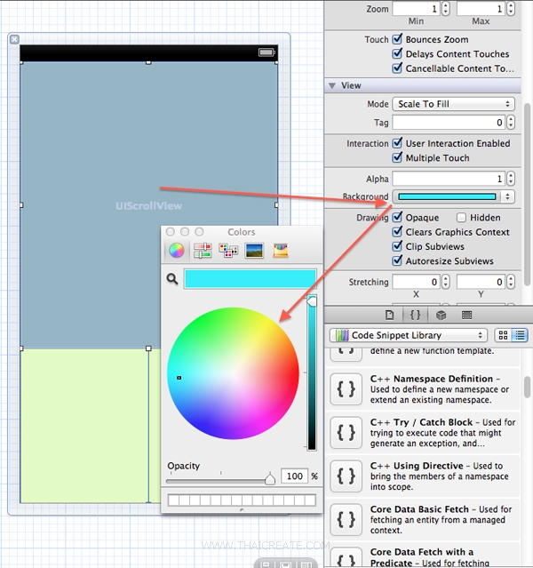 iOS/iPhone Scroll View (UIScrollView) Example (iPhone,iPad)