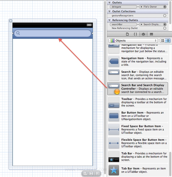 iOS/iPhone Search Bar (UISearchBar) Data from Web Server Using JSON