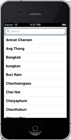 iOS/iPhone Search Bar (UISearchBar) Data from Web Server Using JSON iOS/iPhone Search Bar (UISearchBar) Data from Web Server Using JSON