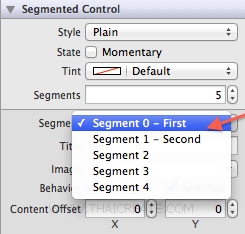 iOS/iPhone Segmented Control (UISegmentedControl) Example (iPhone,iPad)