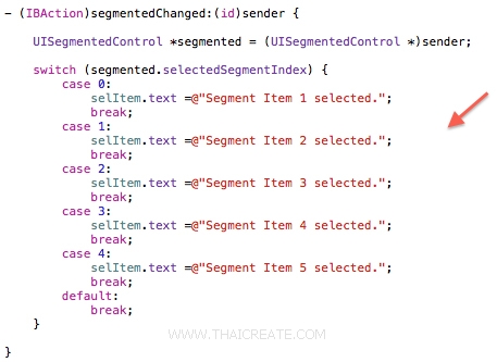 iOS/iPhone Segmented Control (UISegmentedControl) Example (iPhone,iPad)