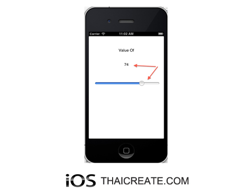 iOS/iPhone Slider (UISlider) Example (iPhone,iPad)
